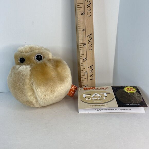 Giant Microbes Fat Cell Plush 5” Science Educational Soft Stuffed Toy Biology - Picture 1 of 8